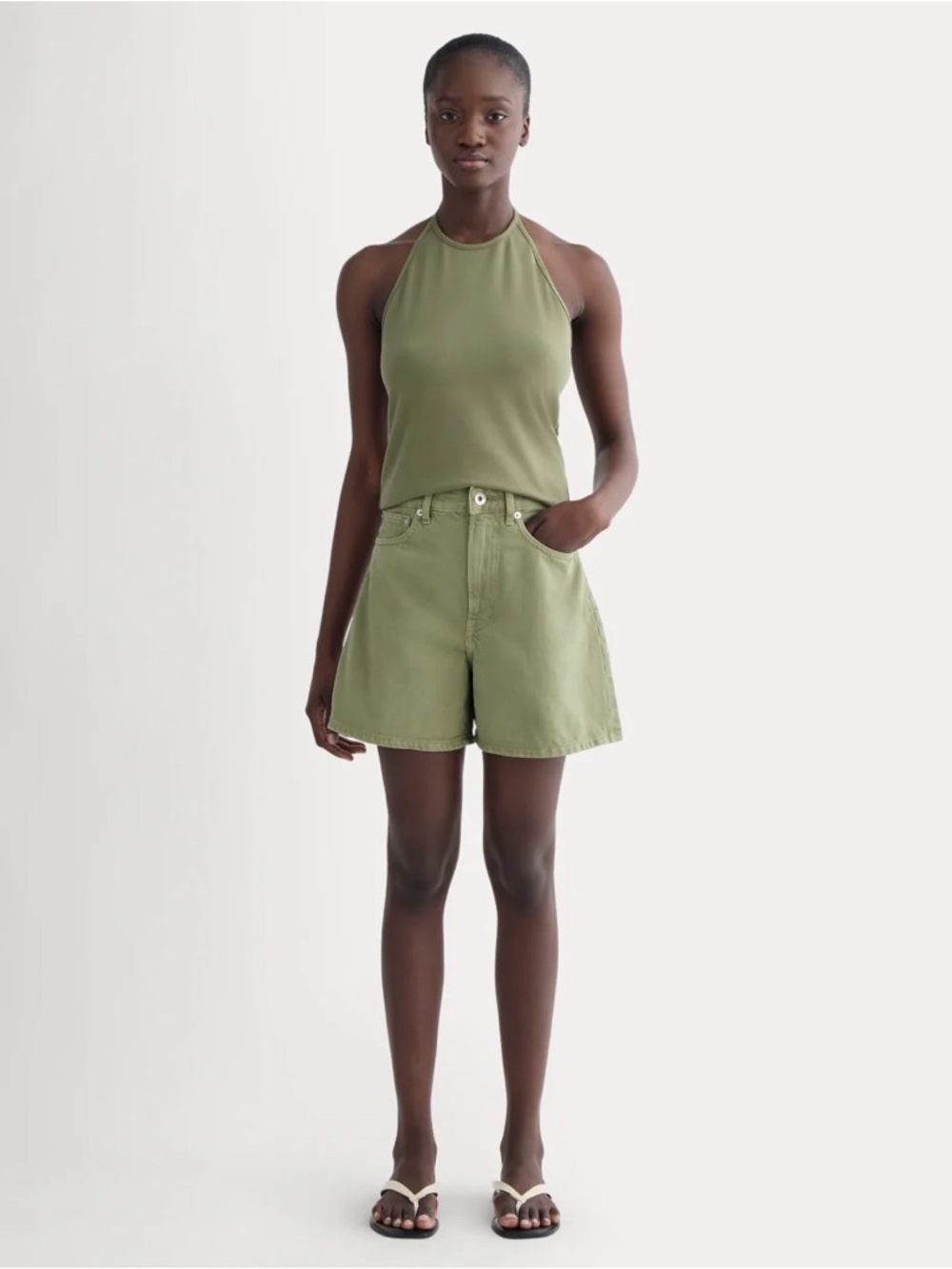 Everlane The A-Line Denim Short